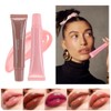 Brillo labial hidratante de larga duración, gelatina, lápiz labial no