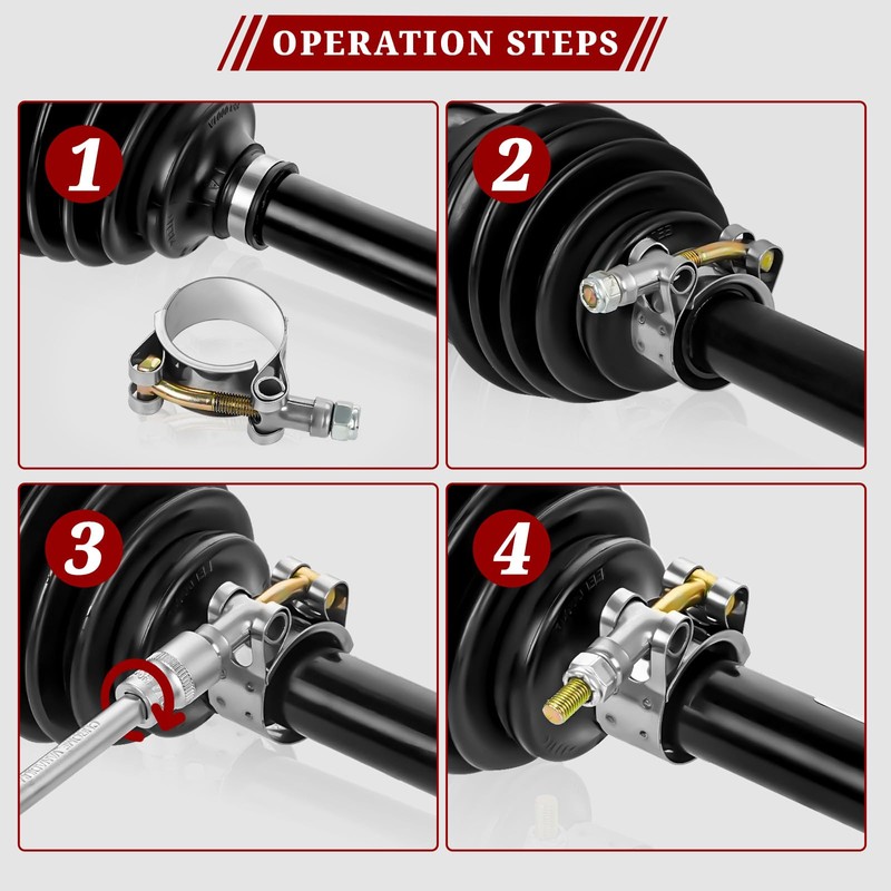 BILITOOLS T-Bolt Hose Clamp Set, 14PCS Heavy-Duty Turbo Intake Radiator