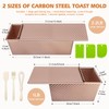 2Pack Loaf Pans with Lids – 2.2 LB & 1