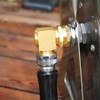 UNWAVER Garden Hose Swivel elbow Connector 90 Degree Solid Brass