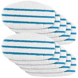 MXZONE 10 Pack Replacement Steam Mop Pads Cleaning Pad Fit PurSteam ThermaPro 10-in-1