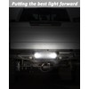 Bestview License Plate Lights for Chevy Silverado GMC Sierra Chrome
