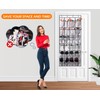 MISSLO Over The Door Shoe Organizer 24 Large Mesh Pockets,