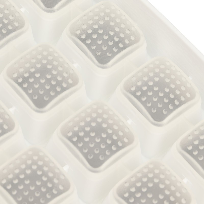 Ice Cube Tray 72 Cubes Storage Box Easy Press Large
