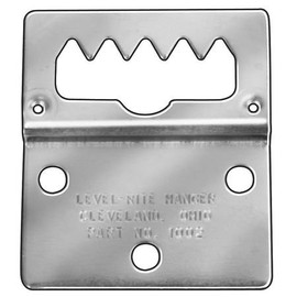 GRAINGER APPROVED 3 Hole Adj Hanger, 2 W x2 1/4 L, Silver Zinc, Pk2