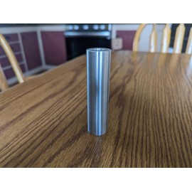 Basic ALUMINUM STANDOFF/ SPACER, 4" LONG, 7/16 OR 1/2" BOLT CLEARANCE, 1" OD.