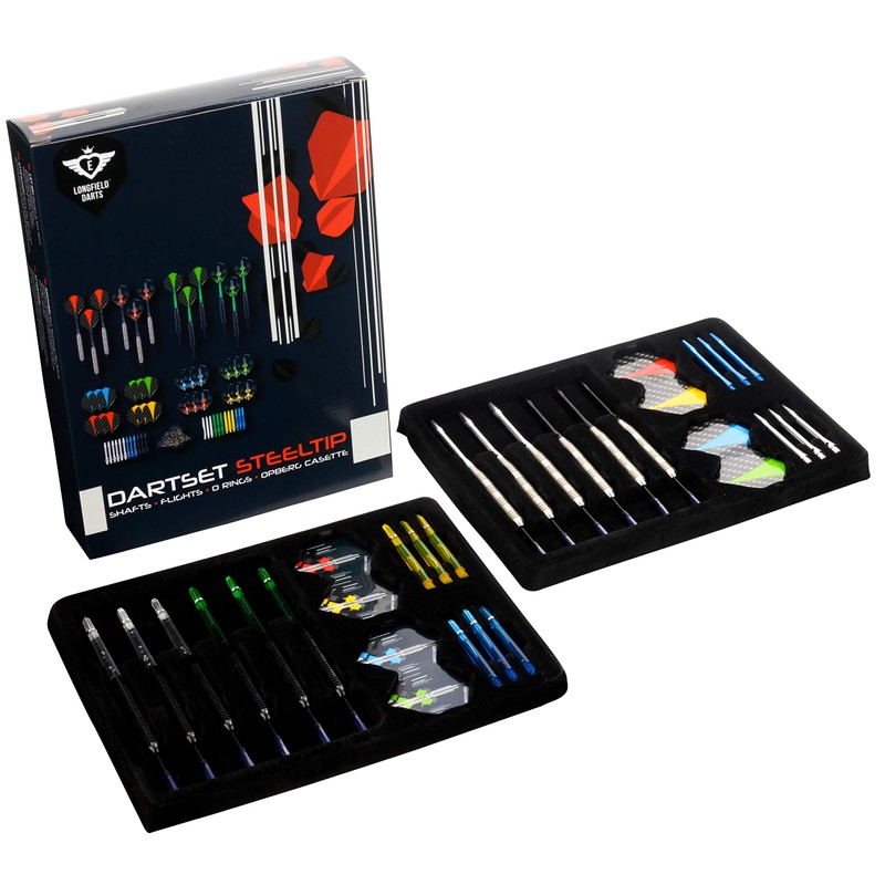 Engelhart - Steeltip Dart Set - 12 Darts and Accessories