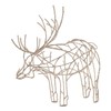 Martha Stewart Collection Gilded Age Glittered Wire Moose Decoration