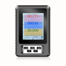 Handheld EMF Meter High Accuracy Digital Display Electromagnetic Field Radiation Detector for Industry Black