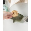 Self Draining Soap Dish, Ceramic Drain Soap Holder Waterfall Design