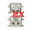 ePartSolution 2X Micro USB Charger Charging Port Dock Connector USB