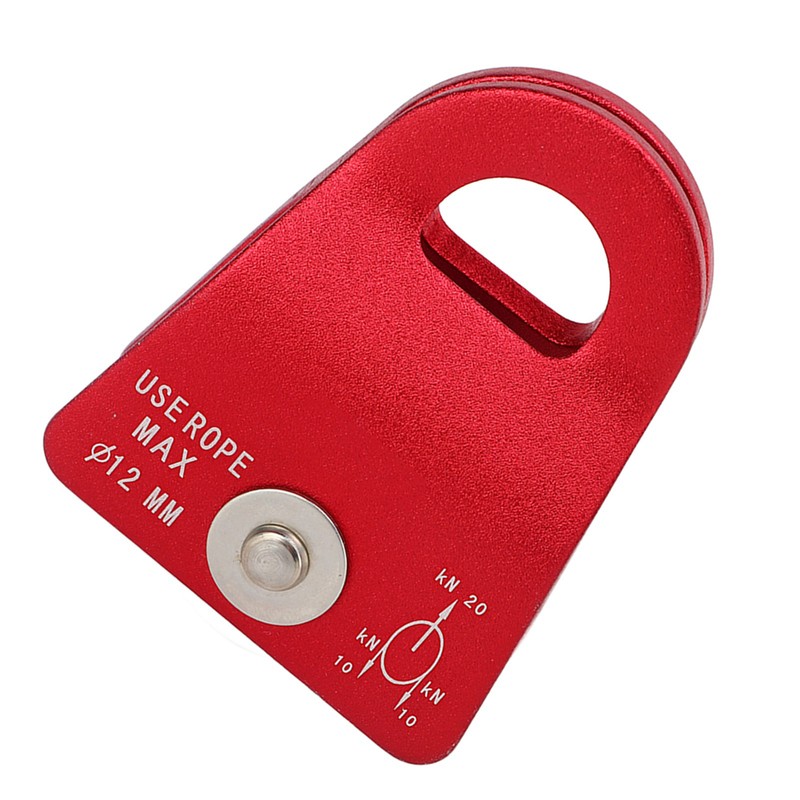 20KN Climbing Pulley Aluminum Mg Alloy Downhill Side Plate Single