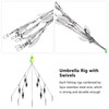 12 Bladed Umbrella Rig Fishing MultiLure and Baits Rigs with