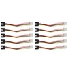 10 Pcs SATA Cables Big 4Pin to 15Pin IDESATA Power
