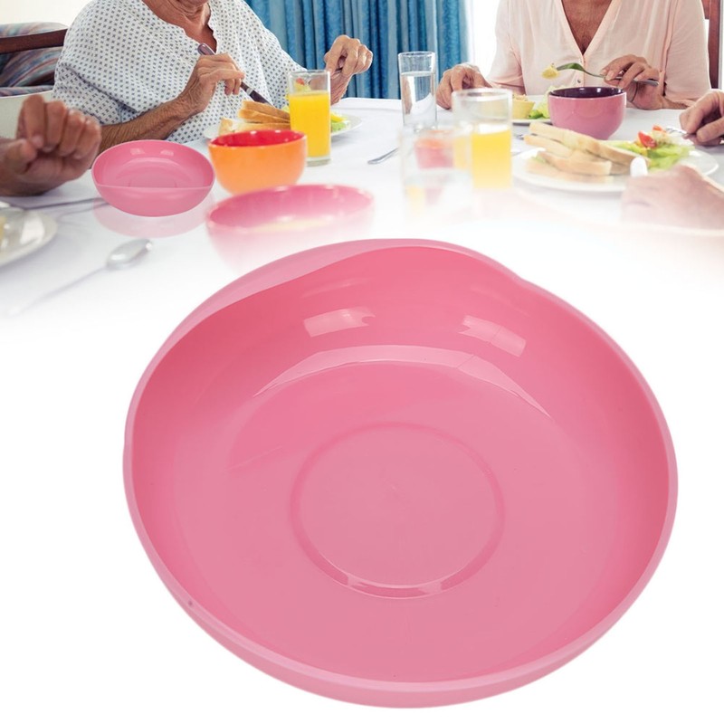Elderly Care Spill Proof Plate with Suction Cup Base Disabled