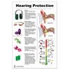 Blue Tree Publishing Hearing Protection Poster 24x36inch, Molded Ear Plug,