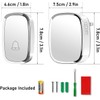 SK Depot® Ultra-Long Wireless Range Waterproof Wireless Doorbell Chime Kit