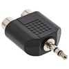 InLine Audio Adaptor 3.5 mm Stereo Jack Male to 2x