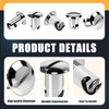 VPZMT .500 Grip 7/16" Aluminum Button Oval Head Turn Quarter
