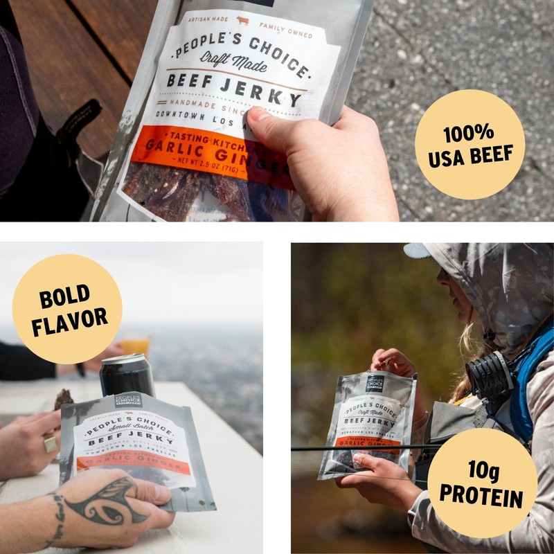 People’s Choice Beef Jerky – Tasting Kitchen – Garlic Ginger