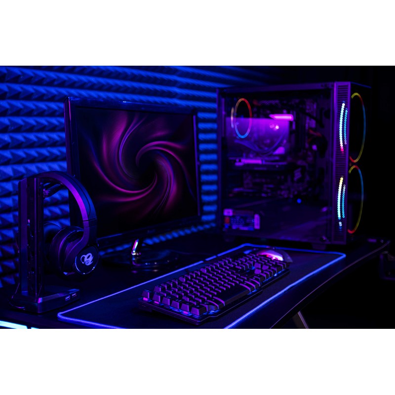 COOLBOX Auriculares+MIC DeepChroma Gaming RGB PRO