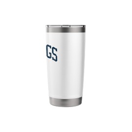 Braggs Oklahoma OK College University Style Blue Stainless Steel Insulated Tumbler
