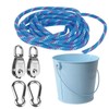 FUQUN Treehouse Accessories for Kids,Pulley with Bucket Cable, Kids Playhouse...
