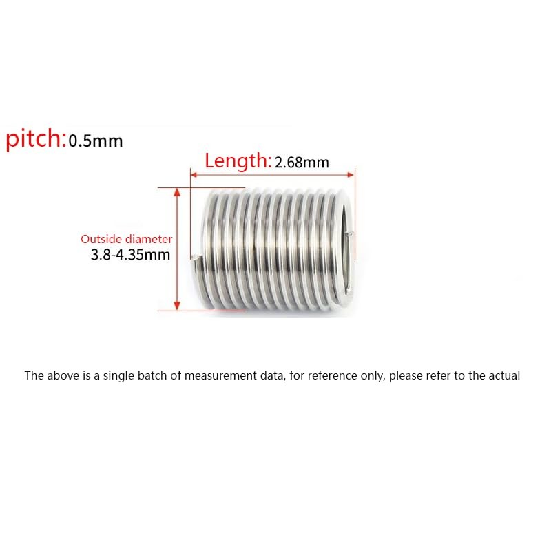 XunLiu 304 Stainless Steel Wire Thread Insert Stripped Thread Rethread