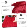Mobestech 2pcs Boho Gauze Table Runner Romantic Decorative Table Cloth