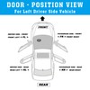 Unikpas Passenger Door Lock Actuator Compatible for Toyota Tacoma 1998-2004