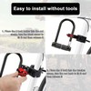 U Lock Bike Mount, Heavy Duty Aluminum Alloy Bike Lock