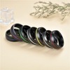 Men's fashion Classical Black Stainless Steel Ring Plain Wedding Band
