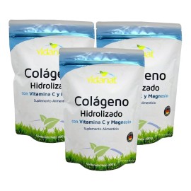 Colágeno Hidrolizado Puro Vitamina Magnesio 300 Grs Sabor