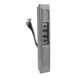 USB Hub for Model Y/3 Centre Console, 4 Ports Phone Charger, Supports PD 27W Fast Charge, for Model 3/Y Accessories Docking Station (USB*2, Type C*2) (Dual Line