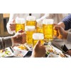 Mezchi 6 Pack Plastic Beer Mugs, 20 oz./600ml Beer Steins
