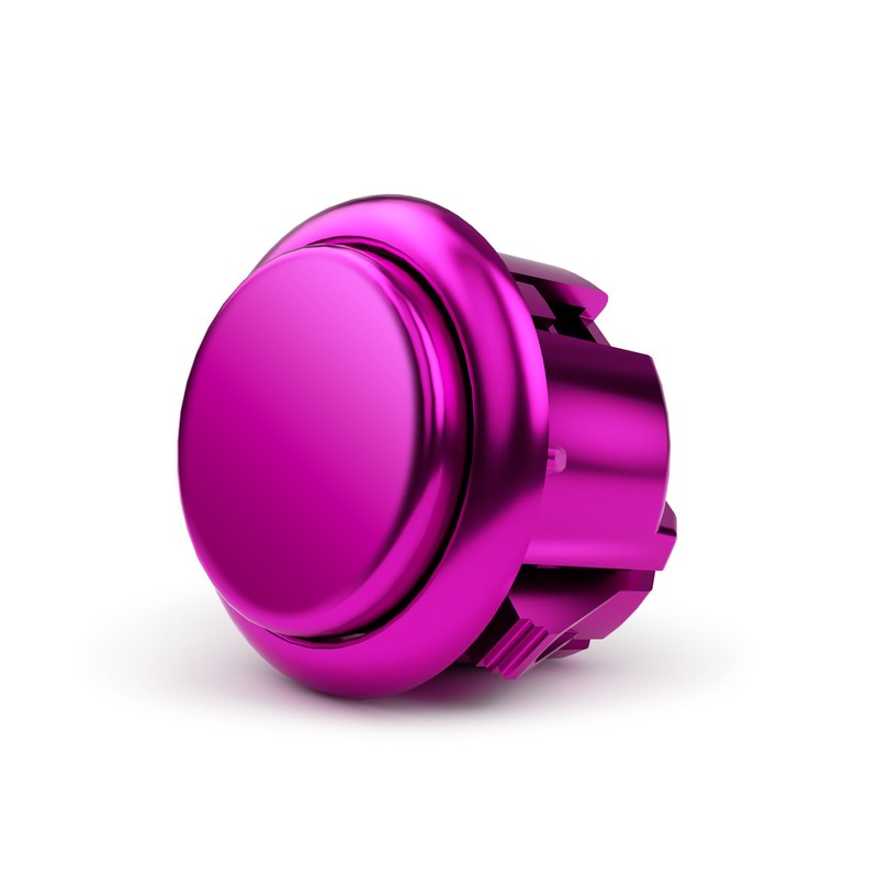 QANBA Gravity KS Mechanical Arcade Buttons 24mm Snap-In Metallic Color