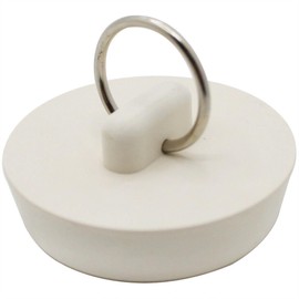 LEFITPA Replacement 1-1/2 Inch Universal Rubber Sink Drain Stopper in White for Thrifco Plumbing 4400604