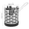 Mini Stove Heating Cover Stainless Steel Portable Warming Outdoor Heater