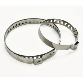 Stainless Steel Universal Adjustable AXLE CV Joint Boot Crimp Clamp Kit, CV Boot Clamp 4PCS