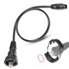Marine Network Adapter Cable Black Small (Male) to Large RJ-45