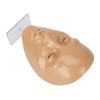 Makeup Practice Face Board 5D Silicone Mannequin Face for Eyes