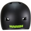 Harsh ABS Scooter Skateboard Helmet - Matt Black (X-Small (47cm