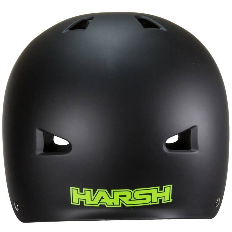 Harsh ABS Scooter Skateboard Helmet - Matt Black (X-Small (47cm