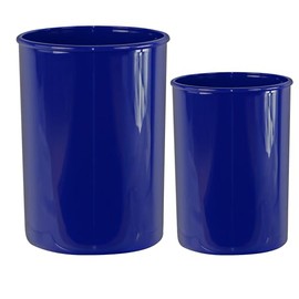 Reston Lloyd Multipurpose Utensil/Crock Holders Organize Wide Variety of Sizes of Utensils & Tools, Includes Large, & Miniature, Indigo