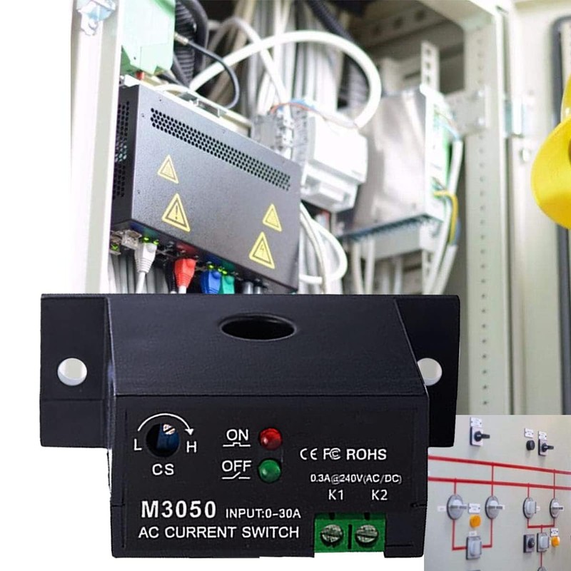 AC Current Meter Switch, Adjustable Current Switch AC 240 V