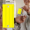 Versa-Tags Multi-Use Write-On Self-Laminating Key Tags – 250 Yellow Real