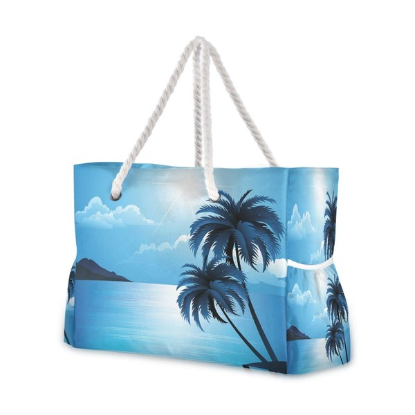 senya Large Beach Bags Totes Swim Canvas Tote Shoulder Bag