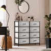 Sorbus Dresser with 8 Faux Wood Drawers - Chest Organizer