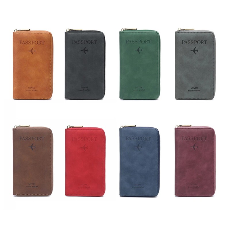 Unbranded Family Passport Holder Card Wallet RFID Blocking Travel Document
