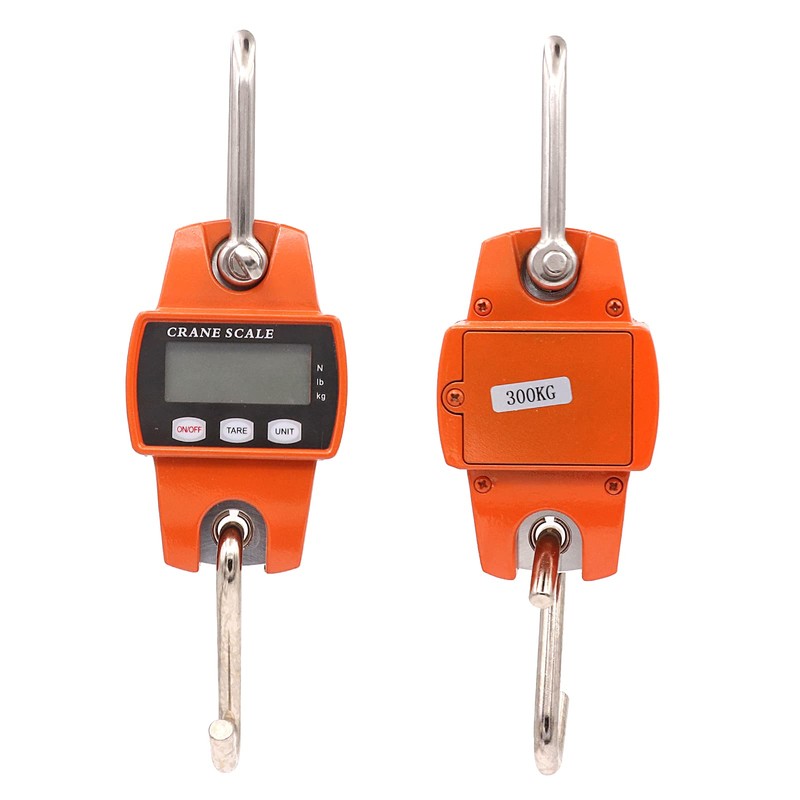 MUALROUS Mini Digital Crane Scale, 300kg/600lb Electronic Hook Hanging Scales